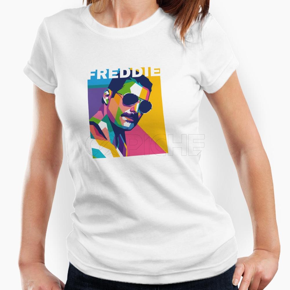 Camiseta freddie mercury 2025 mujer