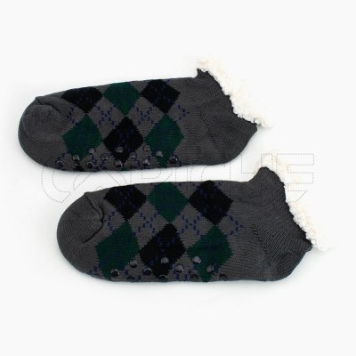 Media Pantufla  Lozi Gris