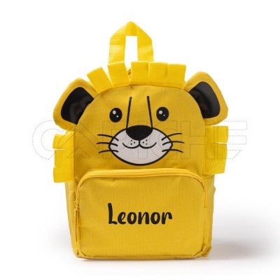 Mochila Leónzinho nas Costas