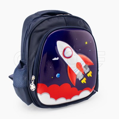 Mochila de Niño 3D Foguete