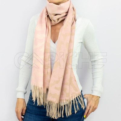 Bufanda Parda Rosado