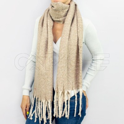Bufanda Milan Crema