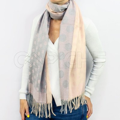 Bufanda Bolini Rosado