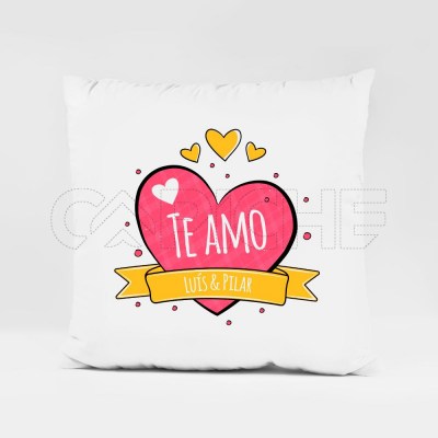 Cojín Te Amo Nombre