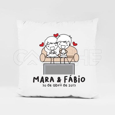 Cojín Namorados