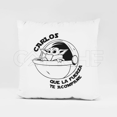 Cojín Que La Fuerza Te Acompañe