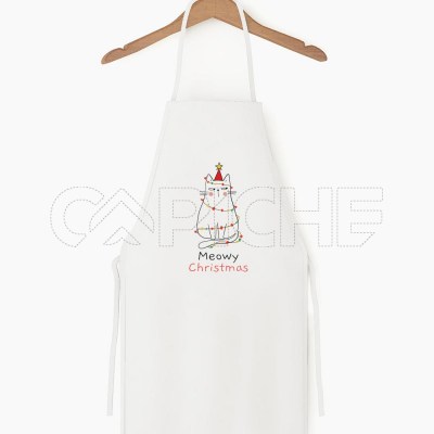 Delantal Meowy Christmas