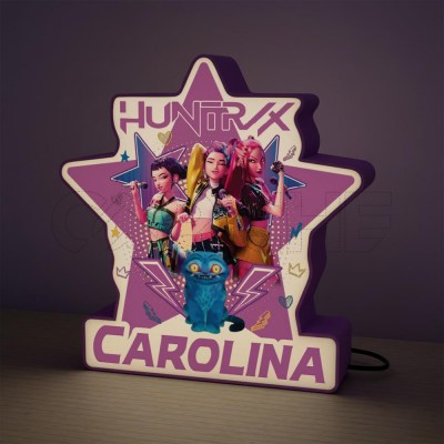 Lámpara 3D K-Pop Demon Hunters Personalizable