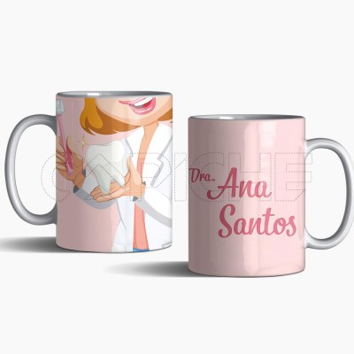 Taza Dentista Personalizable