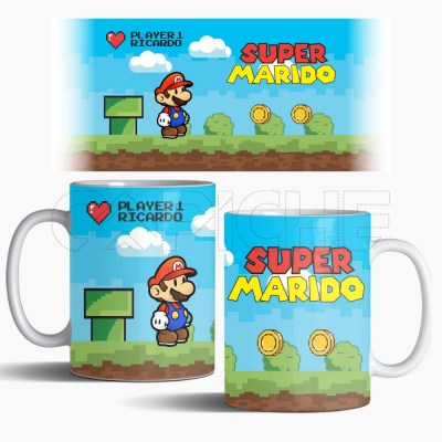 Taza Super Mário
