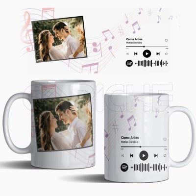 Taza Spotify con Foto
