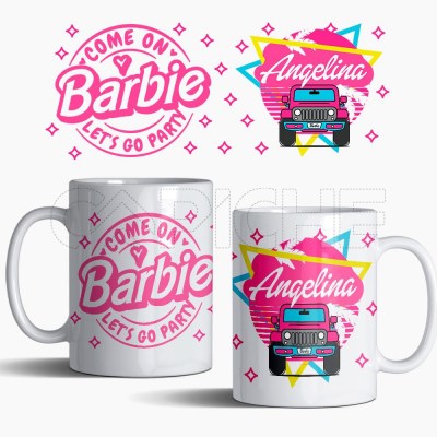 Taza Barbie Nombre