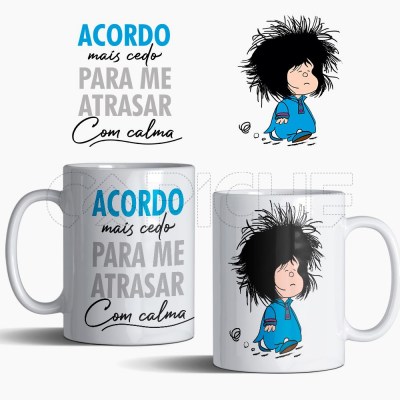 Taza Atrasar Com calma