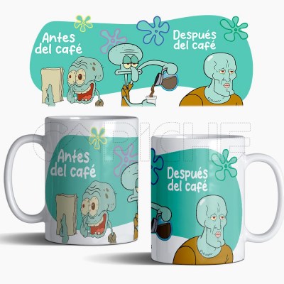 Taza Café  Lula Molusco