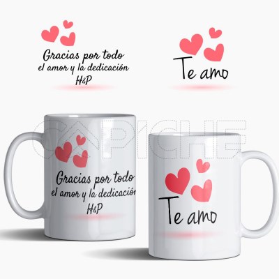 Taza "Obrigada por tudo .. "