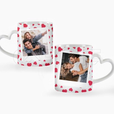 Taza com Fotos Corazones Personalizable