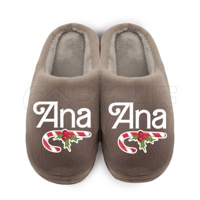Pantufla Personalizada Pelucia Doce