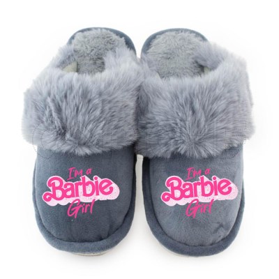 Pantufla Personalizada Barbie