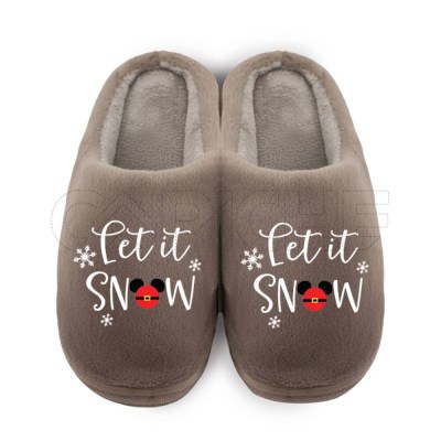 Pantufla Let is snow