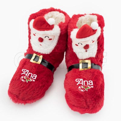 Bota Pantufla Navidad