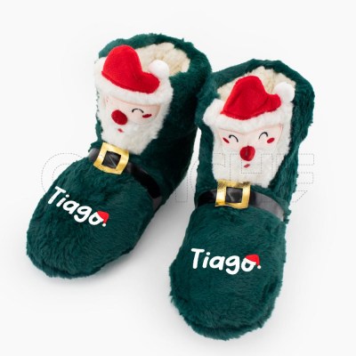 Bota Pantufla Navidad