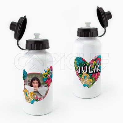 Botella Sport corazón foto