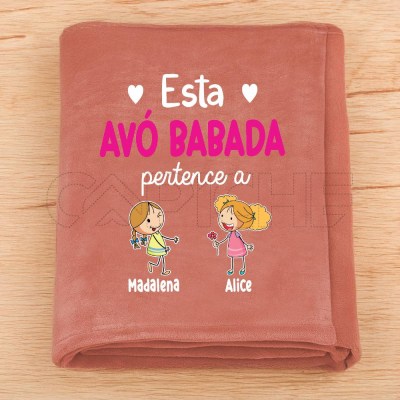 Manta Avó babada