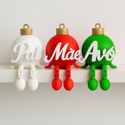 Bola Navidad 3D Nombre