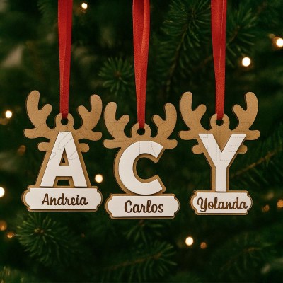 Pendente de natal Letras