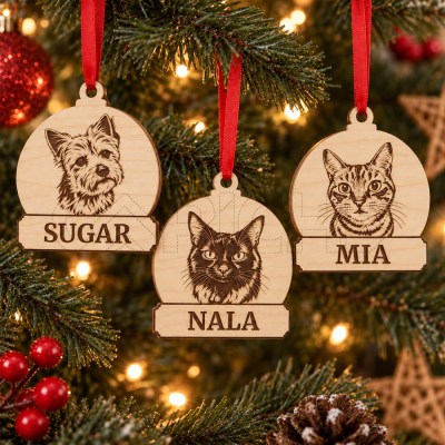Bola navidad mascota
