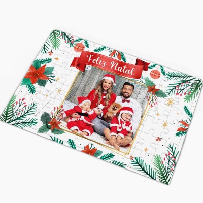 Puzzle Feliz Navidad con Foto