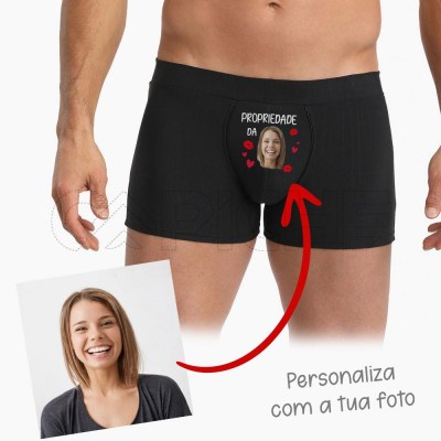 Boxer Hombre Propiedad Personalizado con Foto