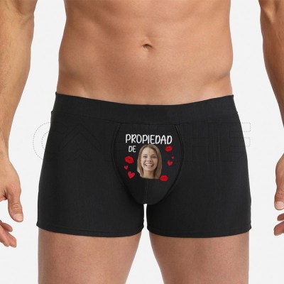 Boxer Hombre Propiedad Personalizado con Foto