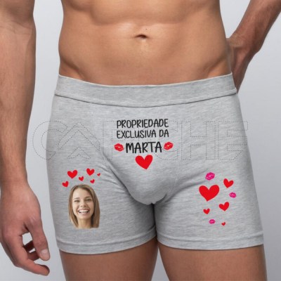 Boxer Hombre Propiedad Exclusiva con Foto