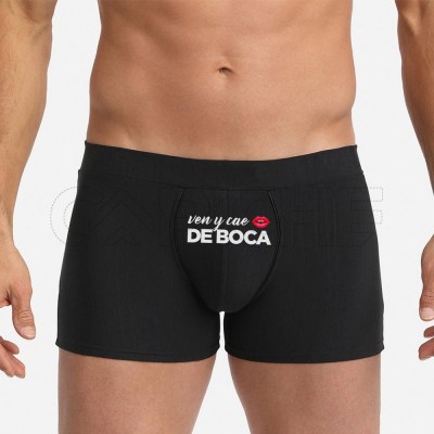 Boxer Hombre Cae de Boca