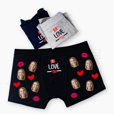 Boxer I love You con foto