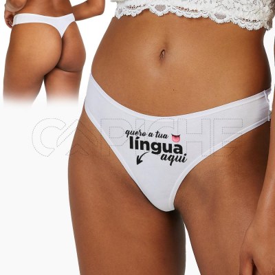 Tanga Mujer Tu Lengua Aquí