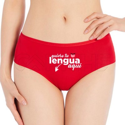 Braguita Normal Mujer Tu Lengua Aquí