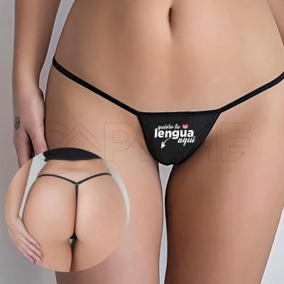 Tanga Hilo Dental Mujer Tu Lengua Aquí