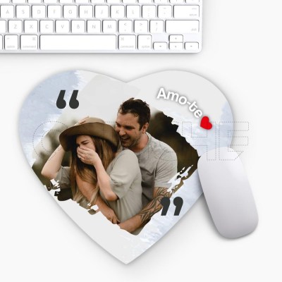 Alfombrilla de Ratón Quote con Foto Personalizado