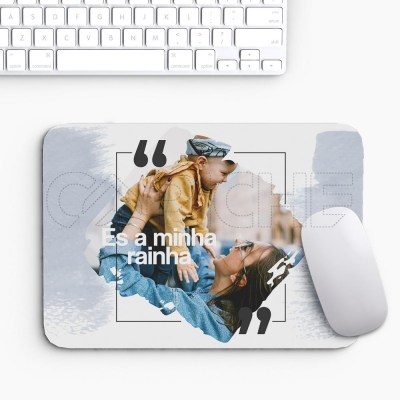 Alfombrilla de Ratón Quote con Foto Personalizado