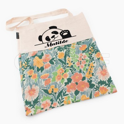 Saco Tote Bag Panda Nombre
