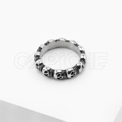 Anillo masculino Calaveras