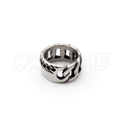 Anillo en acero Masculino Rain