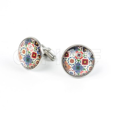 Botões de Punho en acero Oldie