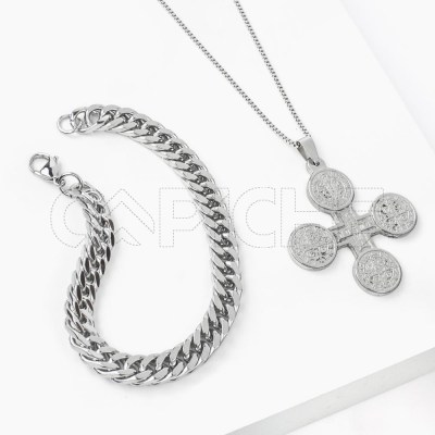 Conjunto de Collar con Pulsera