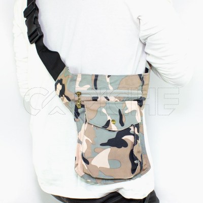 Bolso de cintura militar Hueso