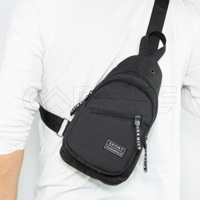 Bolso Hombre Sport Negro