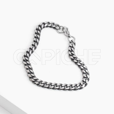 Pulsera Masculina Cadena Black