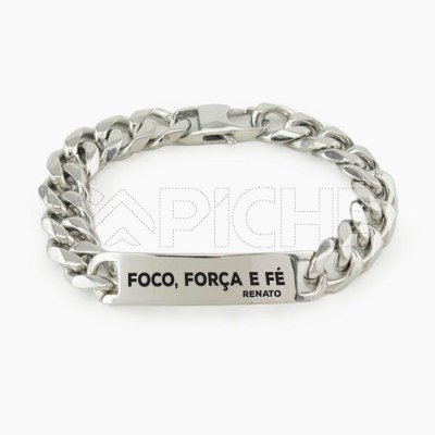 Pulsera Masculina Groove Frase